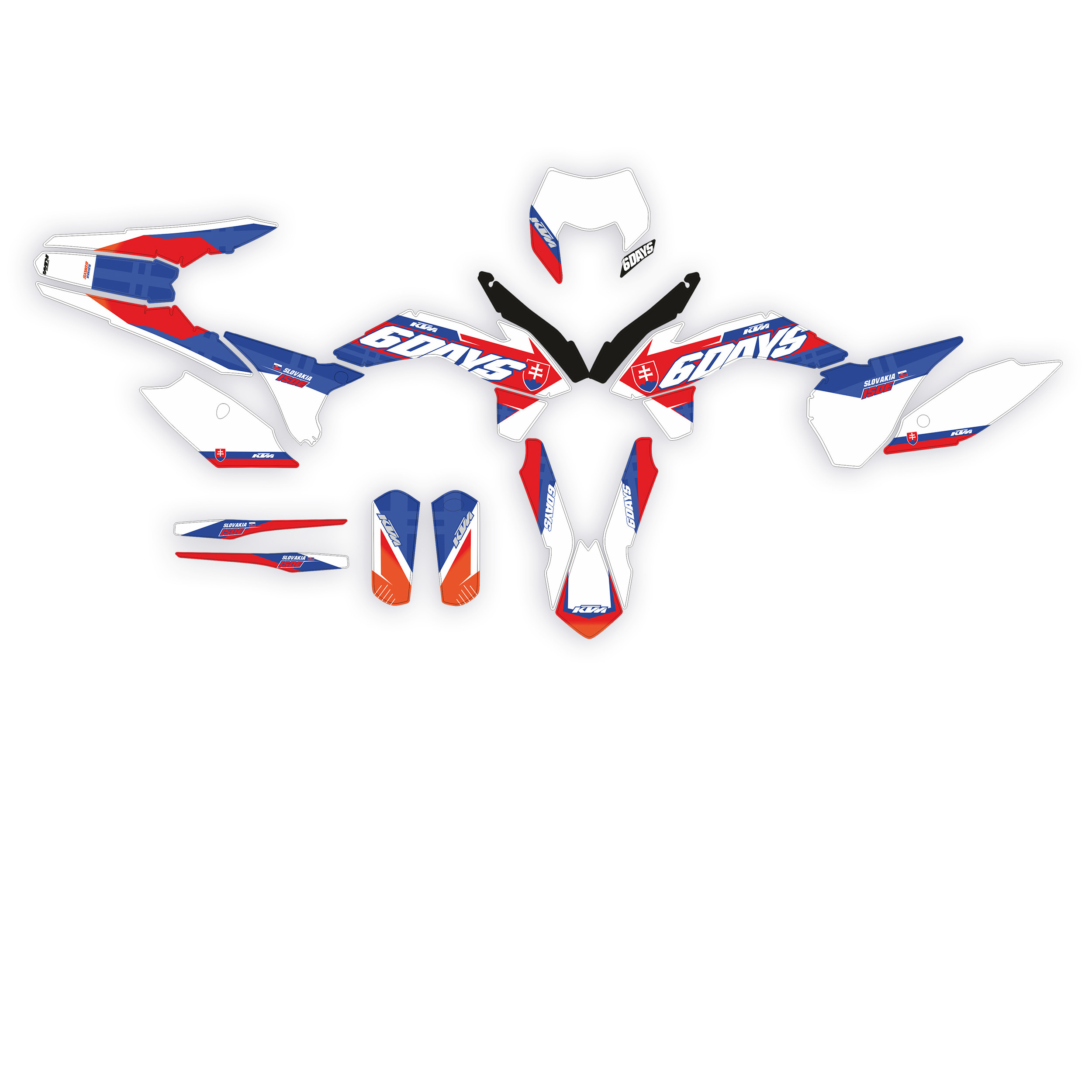 KTM 2016 exc SIX DAYS Slovakia replika