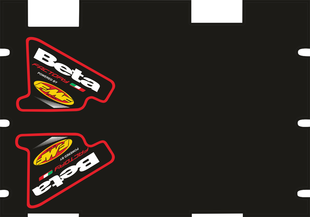 Beta 300 X-Trainer 2015-22 | Okleiny ochronne wydechu