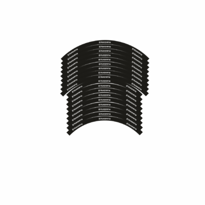 husqvarna paski black na obręcze 18"19"-21"