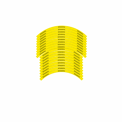 paski husqvarna yellow 18"19"-21